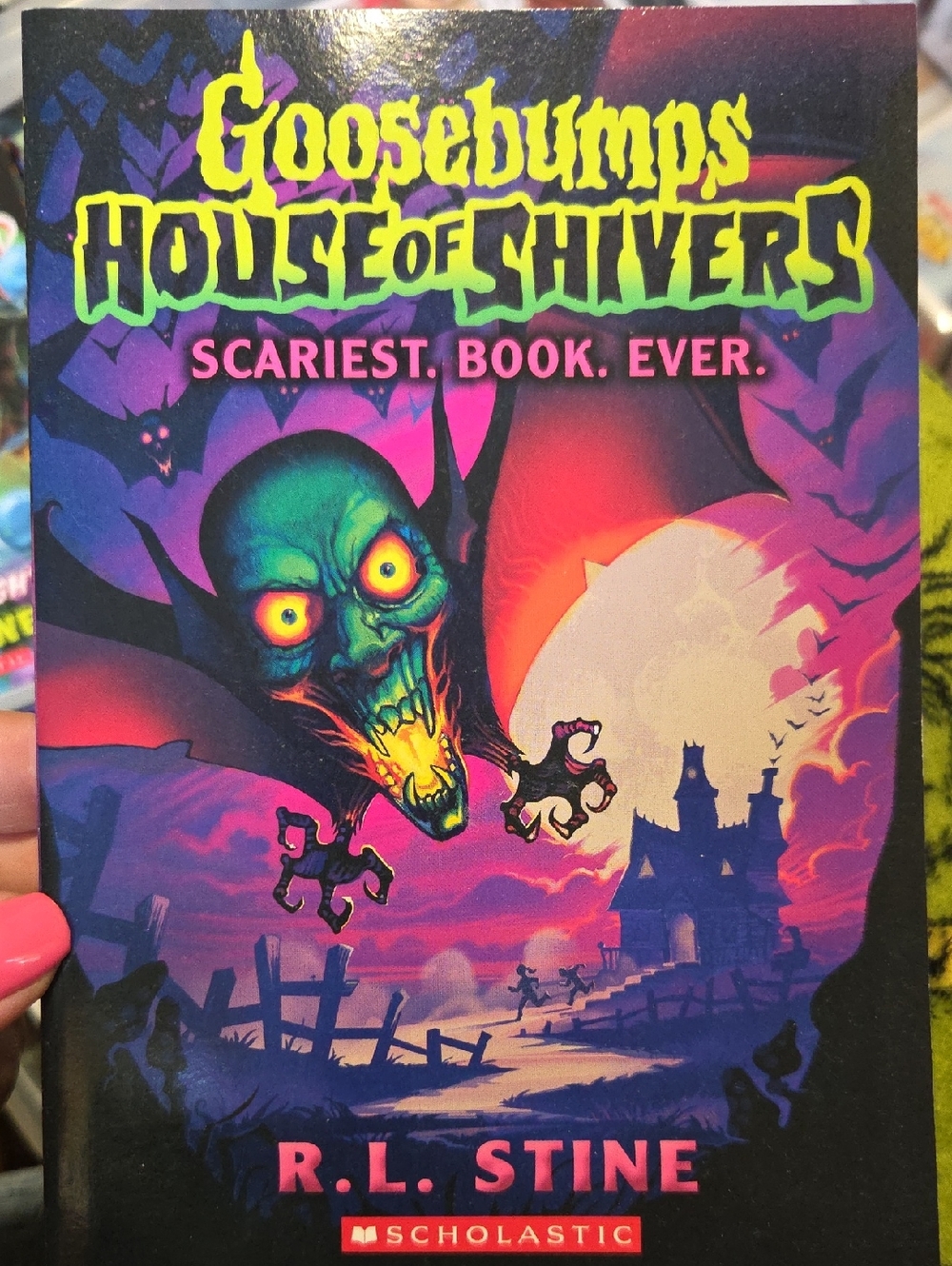 R.L STINE AUTOGRAPHED BOOK